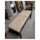 Entranceway Cushioned Bench (Tan Colored)