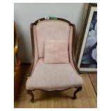 Pale Pink Fabric Chair