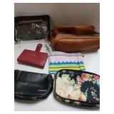 Assorted Cosmetic Bags, Wallet