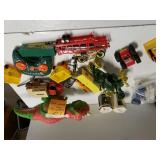 Assorted Toy Cars, Trucks, Dinosaur
