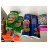 Comet Multi Surface,  Ajax, Oxi Clean Cleaners