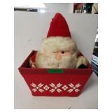Santa Claus In Basket