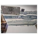 Delaware Blanket, Metal Decorative License Plate,