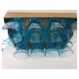 Blue Tinted Glass Stemware