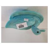Westmoreland Blue Glass Duck