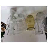 Assorted Glass Flower Vases
