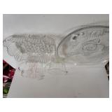 Glass Serving Tray, Measuring Cups,  Candy Dish