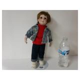 United Edition Porcelain Doll 13" Tall