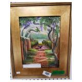 Wisteria Arbor At Wye Plantation Garden Oil