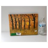 Deer Oil Painting By Rose Doster