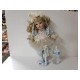 Val Shelton Little Fawn Porcelain Doll 17" Tall