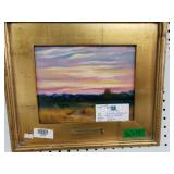 Sunset On The Shore Oil Painting By Rose Doster