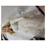 28" Tall Wedding Porcelain Doll