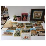 Vintage Postcards Bill Elliott Mug And Christmas