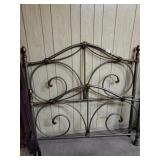 Double Sized Decorative Metal Bed Frame