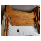 Oak Looking Queen Size Bed Frame