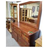 Pennsylvania House 10 Drawer Dresser & Mirror