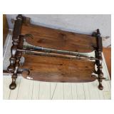 Dark Wood Queen Size Bed Frame