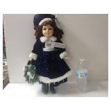 Collectors Choice Porcelain Doll 17" Tall