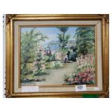 Oil On Canvas On Board By Local Artist Voncile