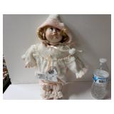 Moments Treasured Porcelain Doll 15" Tall