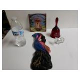 Wall Decor. Bell And Crystal Cow