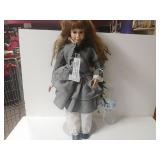 Moments Treasured Porcelain Doll 22" Tall