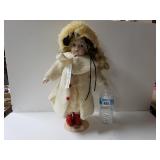 Moments Treasured Porcelain Doll 16" Tall