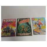 Comic Books To Include 2000AD. Savage Sword Of