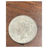 1922 D Peace Silver Dollar F