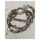 Oyster/Abalone Carved Shell Vintage Bracelet