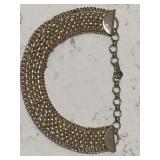 Silver? Unusual Vintage Collar Necklace