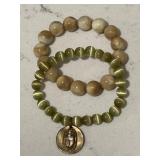 Unusual Vintage Bracelets w/Beetle? Copper