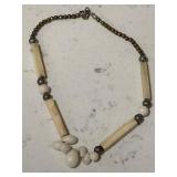 Carved Ivory Vintage Necklace