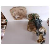 Stephanie Stone & Girl Goose Statue