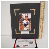 Autographed Print Of Ted Williams "The Splendid