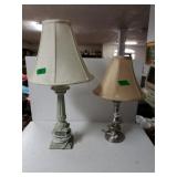 Silver Base & Column Base Lamps(2)