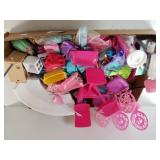 Assorted Barbie Cloths Furniture & More