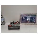 Panasonic Car Stereo And Nascar License Plate
