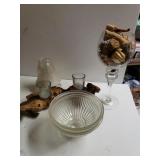 Glass Globes, Tea Candle Display, Decorative