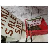 Tore Chin, Bolt Cutters Yard Sale Signs