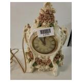 Electric Porcelain Mantle Clock