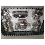 Silver Like Tea Set