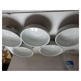 White Cordon Bleu Soup Bowls(5)