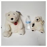 2 Stuffed Coca Cola Bears