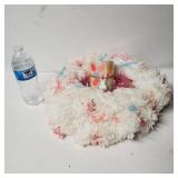 Yarn Easter Centerpiece With Candle