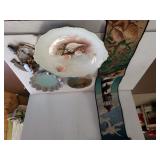 Lighthouse Cloth Wall Hanging,  Shell Serving