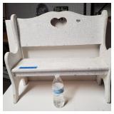 Crackled Bench  24x22x10