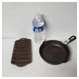 Griswold #3 Cast Iron Skillet And Griswold Crispy