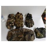 Hunting Gloves Pouch  And Face Covering
